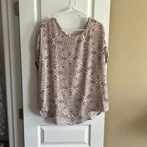 Maurices Mosaic Blouse Size XL